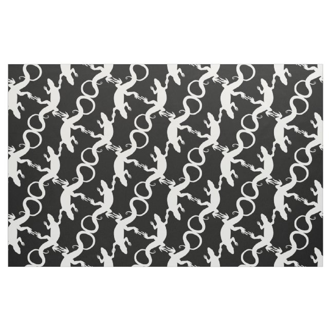 Lizard Art Fabric Reptile Lizard Pattern Fabrics (Fat Quarter)