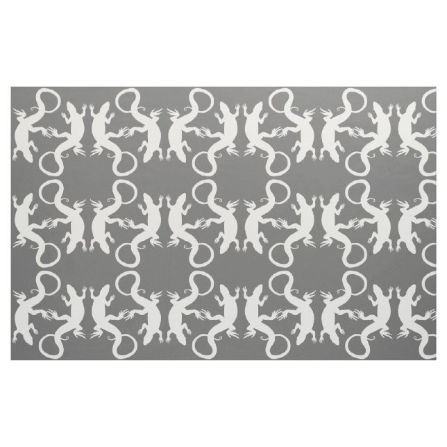 Lizard Art Fabric Reptile Lizard Pattern Fabrics (Fat Quarter)