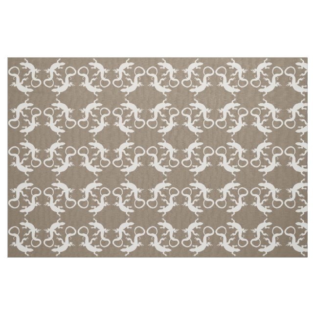 Lizard Art Fabric Reptile Lizard Pattern Fabrics (Fat Quarter)