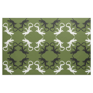 Lizard Art Fabric Reptile Lizard Pattern Fabrics