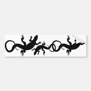 Lizard Art Gifts Lizard Bumper Sticker Reptile Art