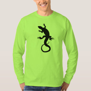 Lizard Art Shirts Long Sleeve Reptile T-shirts