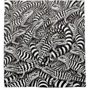 Lizard Art Shower Curtain