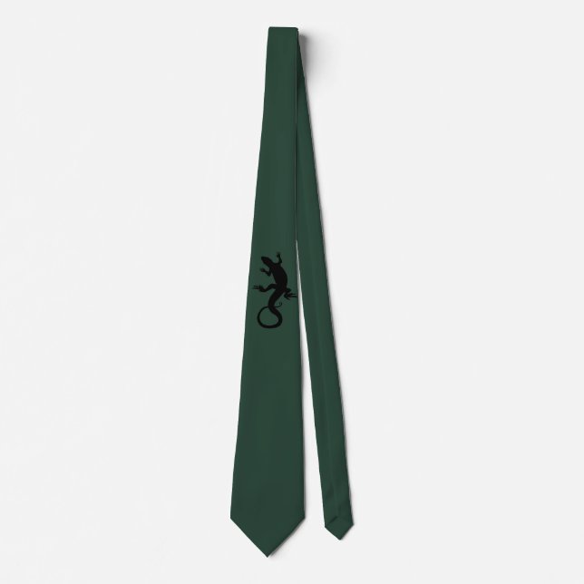 Lizard Art Tie Cool Reptile Gifts & Lizard Apparel (Front)