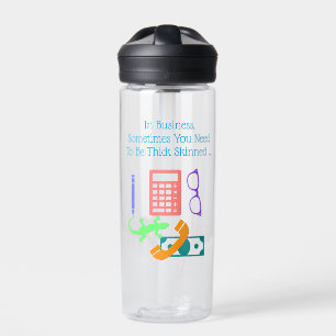Lizard at Work Water Bottle