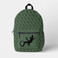 Lizard Backpack Reptile Art School Bags Customize
