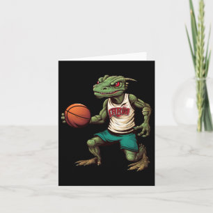 Lizard Basketball Card