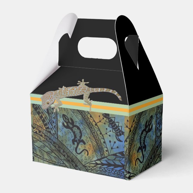 Lizard Batik Favour Box (Front Side)