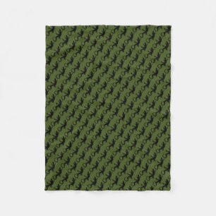Lizard Blanket Cool Lizard Art Fleece Blanket