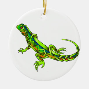 Lizard Ceramic Tree Decoration