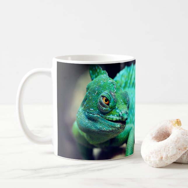 Lizard Coffee Mug (With Donut)