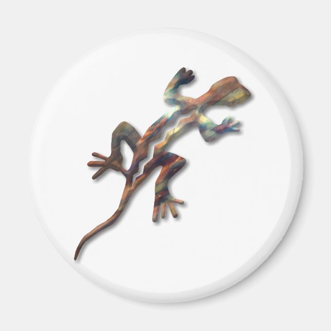 Lizard-copper Magnet (Front)
