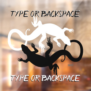 Lizard Decal Personalised Reptile Art Window Cling