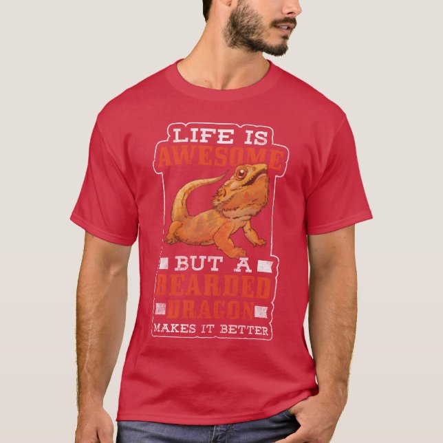 Lizard Desert Animal Chameleon gift T-Shirt (Front)