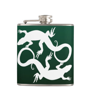 Lizard Flask Custom Reptile Lizard Art Drink Flask