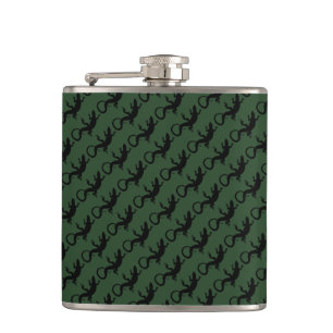 Lizard Flask Custom Reptile Lizard Art Drink Flask