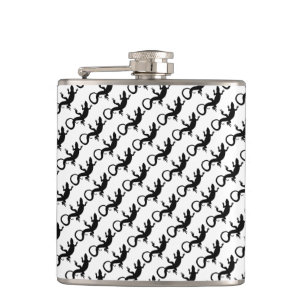 Lizard Flasks Gifts Reptile Lizard Art Drink Flask