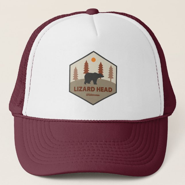 Lizard Head Wilderness Colorado Bear Trucker Hat (Front)