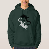 Lizard Hoodies Reptile Art Hooded Sweatshirts Gift