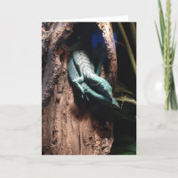 lizard hug greeting card