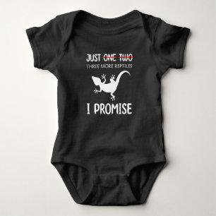 Lizard Just One More Reptile I Promise Reptiles Baby Bodysuit