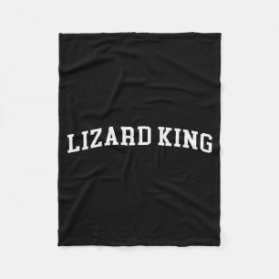 Lizard King  Fleece Blanket