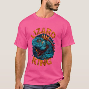 Lizard King Funny Reptile Exotic Iguana Bearded Dr T-Shirt
