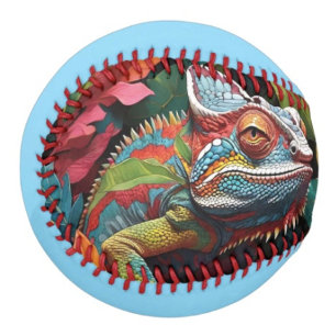Lizard Leaves & Colour Baseball