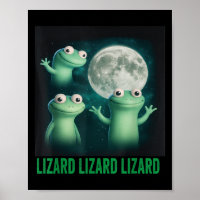 Lizard Lizard Lizard Funny Lizard Moon Trending Me