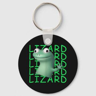Lizard Lizard Lizard Funny Meme _1 Key Ring