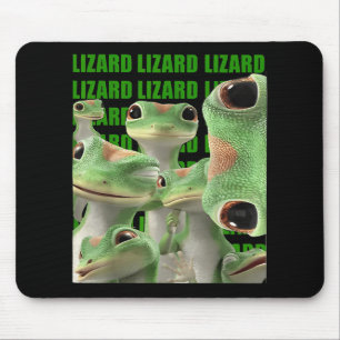 Lizard Lizard Lizard Funny Meme (2 Side) _1  Mouse Pad