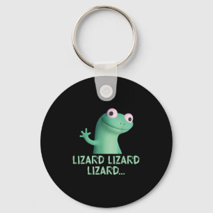 Lizard Lizard Lizard Funny Meme Key Ring