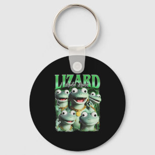 Lizard Lizard Lizard Funny Meme Lizard Bootleg Wei Key Ring
