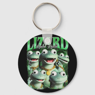 Lizard Lizard Lizard Funny Meme Lizard Bootleg Wei Key Ring