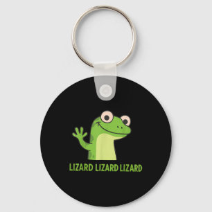 Lizard Lizard Lizard Funny Weirdcore Animal Meme G Key Ring