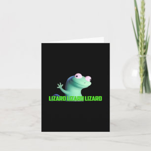 Lizard Lizard Lizard Funny Weirdcore Meme Viral Tr Card