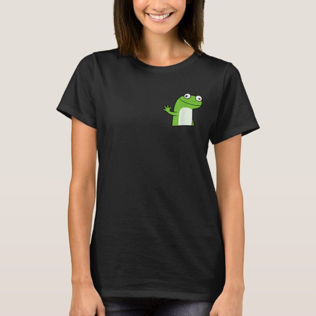 Lizard Lizard Lizard Meme Funny Weirdcore Y2K  T-Shirt (Front)