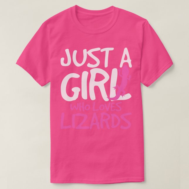 Lizard Lizard Lover Reptile T-Shirt (Design Front)