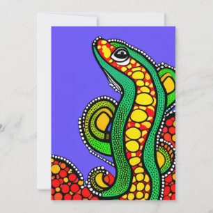 Lizard Love Holiday Card