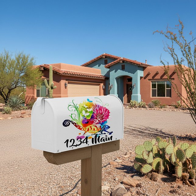 Lizard mailbox sticker (Creator Uploaded)