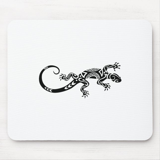 lizard Maori tattoo Mouse Pad (Front)