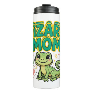 Lizard Mum Cute Gecko Thermal Tumbler