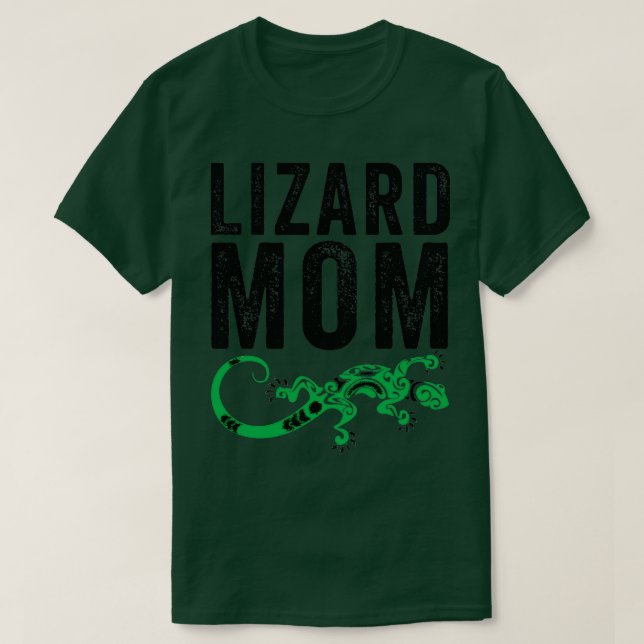 Lizard Mum Funny Gecko Reptile Lover Mother 2 T-Shirt (Design Front)