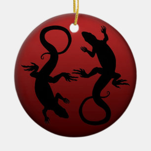 Lizard Ornament Personalised Reptile Decoration