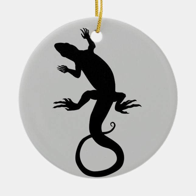 Lizard Ornaments Decorations Cool Reptile Gifts (Front)