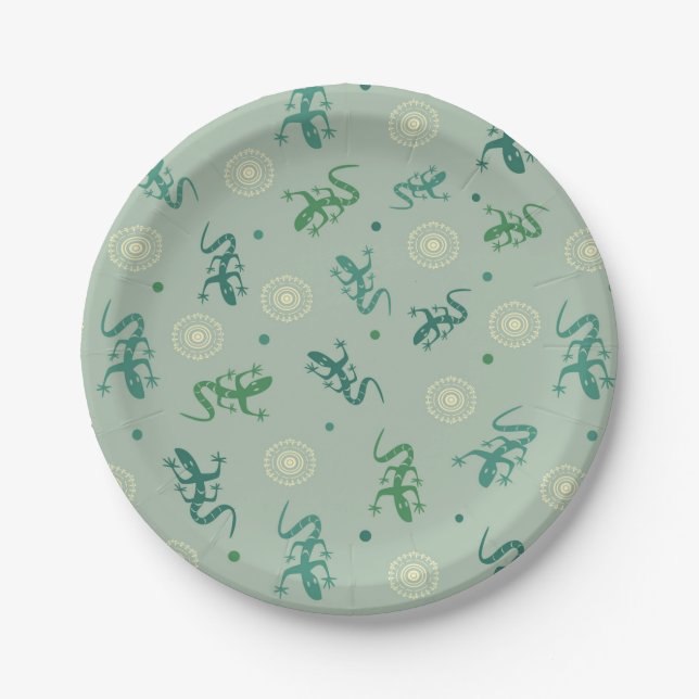 Lizard Paper Plate (Front)