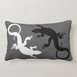 Lizard Pillows Reptile Art Pillows Lizard Decor
