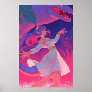 Lizard Queen Poster