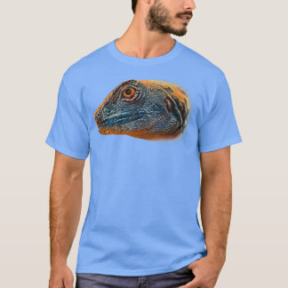 Lizard Reptile Digital Painting Scales Triblend T-Shirt