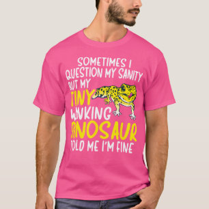Lizard Reptile Herpetologist Leopard Gecko T-Shirt
